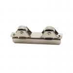 Iron Shell Push Pull Wheel Sliding Glass Cabinet Rollers Low Noise Operation for sale