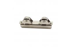 China Iron Shell Push Pull Wheel Sliding Glass Cabinet Rollers Low Noise Operation supplier
