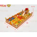 Inflatable Castle Bouncer With Obstacles Course Fun Park Playground