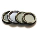 Custom Hard Gold Iron Strech Tin Can Lid Glossing Wine Packaging Tube Cap for sale