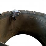 Flexible Rails Track Pipe Tank Welding Tractor with Oscillate Torch Holder