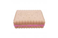 China 20cm  High Temperature PP Stuffed Cake Shaped Latex Pet Toys supplier