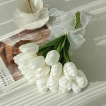 Tulip bouquets, fake flowers, simulated flowers, living room decoration, floral arrangements, silk flowers, plastic flowers, dining table flowers, flower arrangements for sale