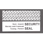 45um 1mil Tamper Proof Seal Security Sticker Gloss White With High Residue