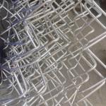 Hot Dip 6 Foot Galvanized Steel Chain Link Fence For Sports Ground for sale