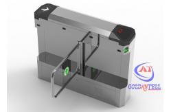 China Electric Flap Barrier Gate Mechanism RFID Stainless Steel Access Control Turnstile Gate supplier