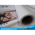Photographic Polyester Canvas Rolls 280gsm , Digital Printing Pure Polyester Fabric for sale