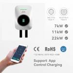 Single Phase Electric Vehicle Charging Wallbox 7.5kw IP54 for sale
