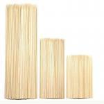 Lightweight Long Bamboo Skewers Portable Bamboo Barbeque Skewers Customizable for sale