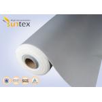 High Temperature Resistant Fabric Expansion Joint Cloth PU Coated Fiberglass M0 0.41mm for sale