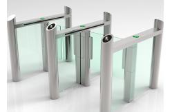 China Electrical Pedestrian Swing Gate , IP 54 Swing Barrier Gate Facial Recognition System supplier