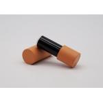 Orange Rubber Soft Touch Empty Lip Balm Tubes BulkRound Frosted