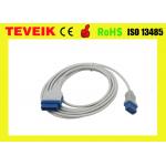 SpO2 Extension Adapter cable, 11pin to TS 9pin female Compatible with GE ohmeda TS9pin sensor for sale