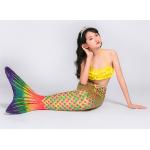 Spandex Material Childrens Mermaid Tails , Realistic Mermaid Tails For Kids for sale
