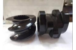 China QPQ W6Mo5Cr4V2 Screw Elements Diameter 62.4mm For Plastic Extruder supplier