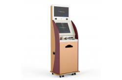 China Free Standing Touch Screen Hospital Self Lab Printing Payment Kiosk 19 Inch supplier