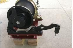 China Cable Pulling Engine Powered Winch / 5 Ton Gasoline Planetary Gearbox Winch supplier