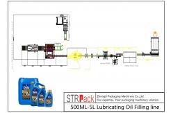China High Efficiency Bottle Filling Line 500ML - 5L Lubricating Oil Filling Line supplier