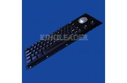 China Black Cherry Mechanical Keyswitch Metal Panel Mount Keyboard With Trackball supplier