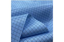 China 5mm Square Grid Antistatic ESD Fabrics Material For Lab Coats Apron supplier