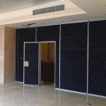 Commercial Operable Sound Proofing Wooden Partition Wall With Aluminum Frame for sale