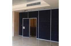 China Commercial Operable Sound Proofing Wooden Partition Wall With Aluminum Frame supplier