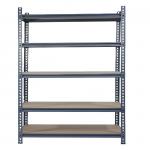 Durable 100kg Capacity 5 Tier Metal Storage Rack Shelf With Adjustable Shelves for sale