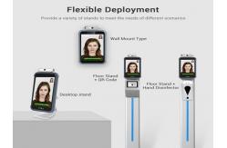 China 1.5m Thermal Face Recognition Device Time Attendance Access Control System With Software supplier
