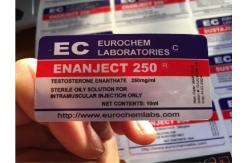 China Tren Enanthate 10ml Vial Labels On Vinyl For Anabolic supplier