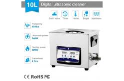 China Semiconductor / Integrated Circuit Table Top Ultrasonic Cleaner 10L 240W Long Lifespan supplier