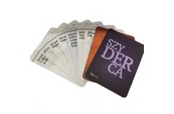China 305gsm 30x40x50cm Custom Printed Playing Cards Matt Lamination 0.2kg With Tuck Box supplier