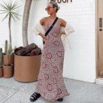 Floral Sleeveless Women's Casual Maxi Dresses