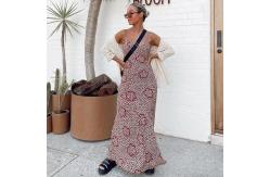 China Floral Sleeveless Women's Casual Maxi Dresses supplier
