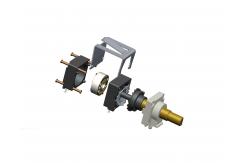 China Sealed Horizontal Absolute Rotary Encoder 10mm Metal Shaft For Audio Appliance supplier
