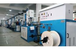 China Network Cable Making Machine 50+35 PLC Control Wire Extrusion Line supplier
