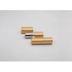 Matte Gold Empty Lip Scrub Containers , Custom Lip Balm Tubes