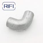 Malleable Iron Solid Elbow Hot Dip Galvanized Compatibility Fits With GI Conduit Pipes for sale