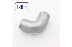China Malleable Iron Solid Elbow Hot Dip Galvanized Compatibility Fits With GI Conduit Pipes supplier