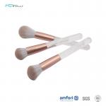 Synthetic Hair Plastic Handle 3pieces Eyeshadow Blending Brush