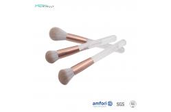 China Synthetic Hair Plastic Handle 3pieces Eyeshadow Blending Brush supplier