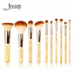 Private Label OEM Natural Bamboo Makeup Brushes For Makeup Professionals for sale
