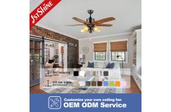 China OEM Energy Saving Pull Switch Ceiling Fan With 5 Wooden Blades supplier