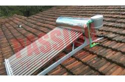 China CE Approved Vacuum Tube Solar Water Heater Open Loop with Assistant Tank supplier