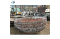China Duplex 5mm 321 Torispherical Dished Semi Elliptical Head Hemispherical Shaped supplier