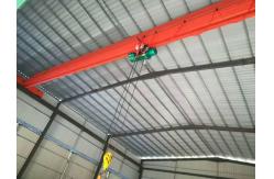 China Remote Control Single Girder Bridge Traveling Crane 22.5m Span Q345 supplier
