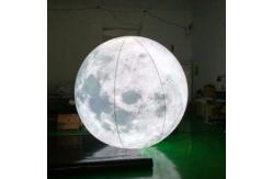 China Helium Inflatable LED Light Round Dvertising Air Moon Balloon supplier