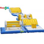 Customized Giant Adult Water Inflatable Obstacle Course Inflatable Water Pillow For Outdoor for sale