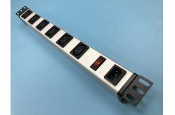 China C13 Outlets Metal Clips PDU Power Distribution Unit With Aluminum Shell supplier