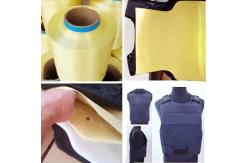 China Lightweight Kevlar Fire Resistant Fabric Yellow High Strength Textile supplier