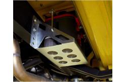 China Adjustable Bolt-on Battery Box With Hardware Deep Lightweight Steel Battery Mounting Box supplier